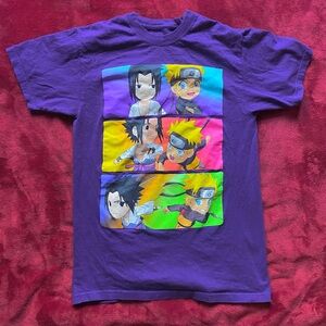 2002 Purple Shonen Jump NARUTO Shippuden Ripple Junction T-Shirt